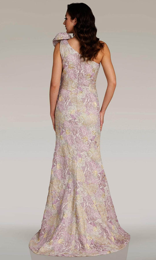 Feriani Couture 18448 - Ruffled Accent One Shoulder Evening Gown