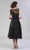 Feriani Couture - Illusion Bateau Lace Cocktail Dress 20518 - 1 pc Black in Size 8 Available Cocktail Dresses 8 / Black