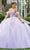 Fiesta Gowns 56465 - Strapless Corseted Quinceanera Gown Quinceanera Dresses 0 / Purple