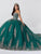 Fiesta Gowns 56466 - Embellished Glittery Tulle Voluminous Dress Ball Gowns