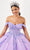 Fiesta Gowns 56507 - Off-Shoulder Sweetheart Ballgown Ball Gowns 0 / Lilac