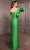 Gatti Nolli Couture GA-6805 - Plunge Asymmetrical Evening Dress Evening Dresses
