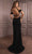 Gatti Nolli Couture GA-7002 - High Halter Paneled Evening Dress Prom Dresses