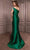 Gatti Nolli Couture GA-7096 - Bow Draped Evening Dress Evening Dresses