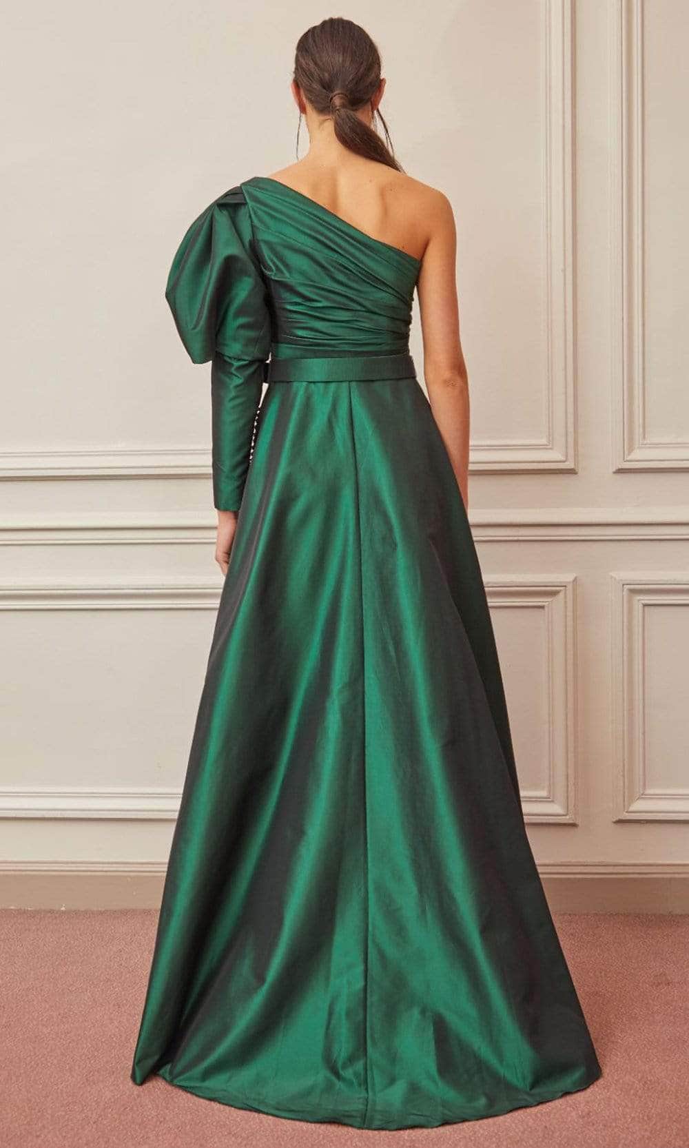 Gatti Nolli Couture - OP-4776 Embroidered Deep V-neck Ballgown main image 0