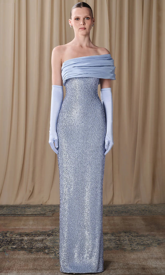 Gatti Nolli Couture OP-8097 One Shoulder Embellished Eevening Dress