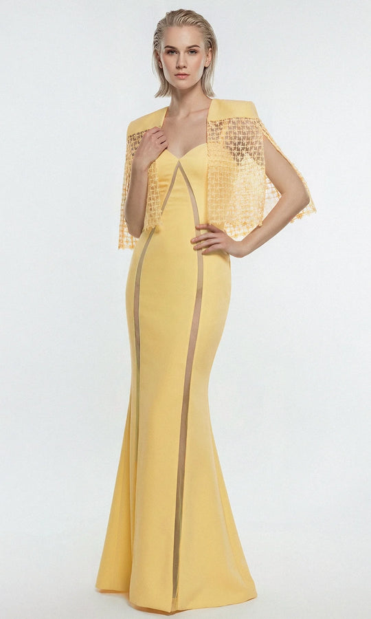 Gatti Nolli Couture OP-7910 - Illusion Panel Sweetheart Mermaid Gown