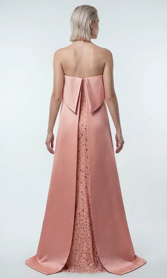 Gatti Nolli Couture OP-7863 - Strapless Crystal Stone Long Gown