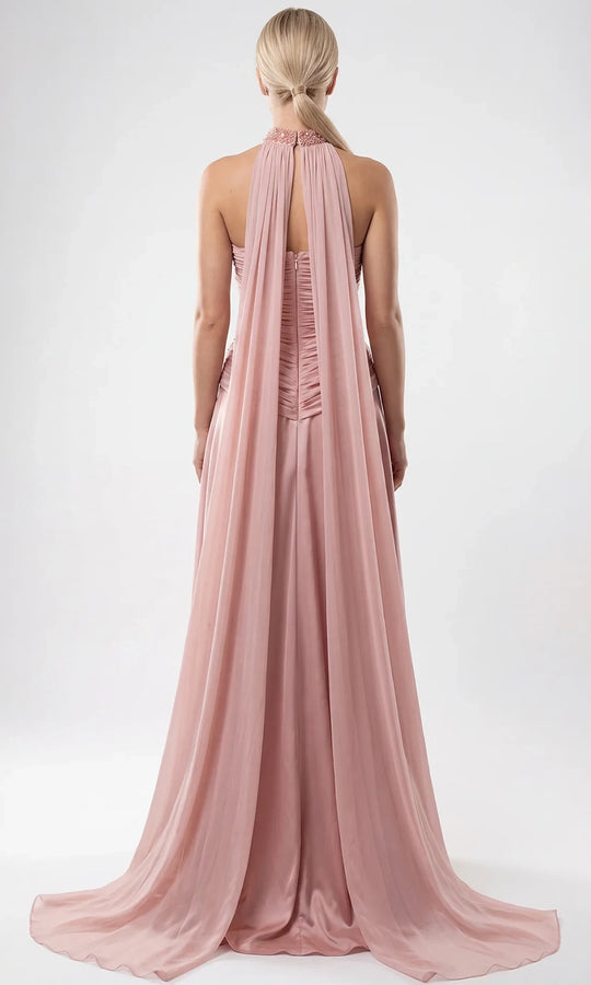 Gatti Nolli Couture OP-7905 - Sweetheart Pleated Gown with Beaded Trim
