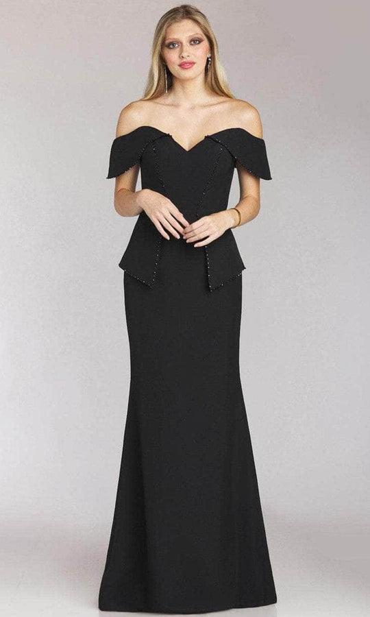 Gia Franco 12206 - Peplum Mermaid Evening Dress