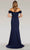 Gia Franco 12220 - Floral Applique Evening Dress Evening Dresses