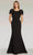 Gia Franco 12305 - Beaded Bow Evening Dress Evening Dresses 2 / Black