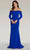 Gia Franco 12311 - Long Sleeve Sheath Evening Dress Evening Dresses 2 / Royal