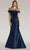 Gia Franco 12315 - Illusion Jewel Evening Dress Evening Dresses 2 / Navy