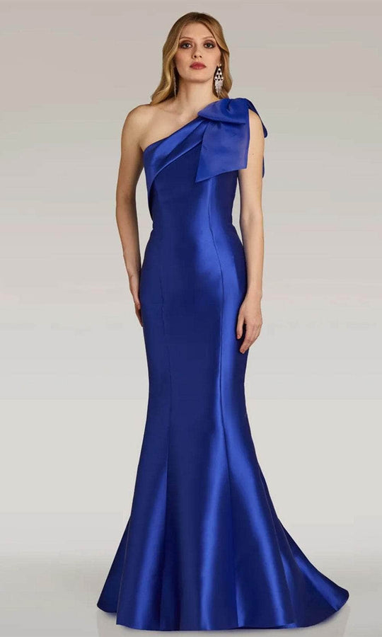 Gia Franco 12316 - Asymmetrical Neck Evening Dress