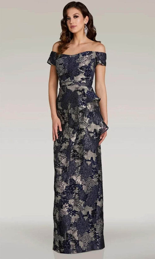 Gia Franco 12371 - Off Shoulder Sheath Evening Dress