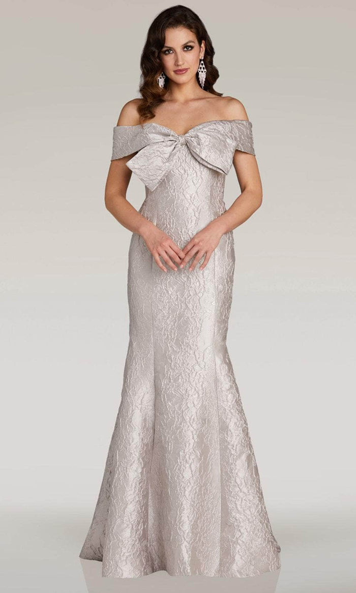 Gia Franco 12372 - Jacquard Long Mermaid Dress