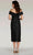 Gia Franco 12377 - Tea Length Off Shoulder Dress Formal Dresses
