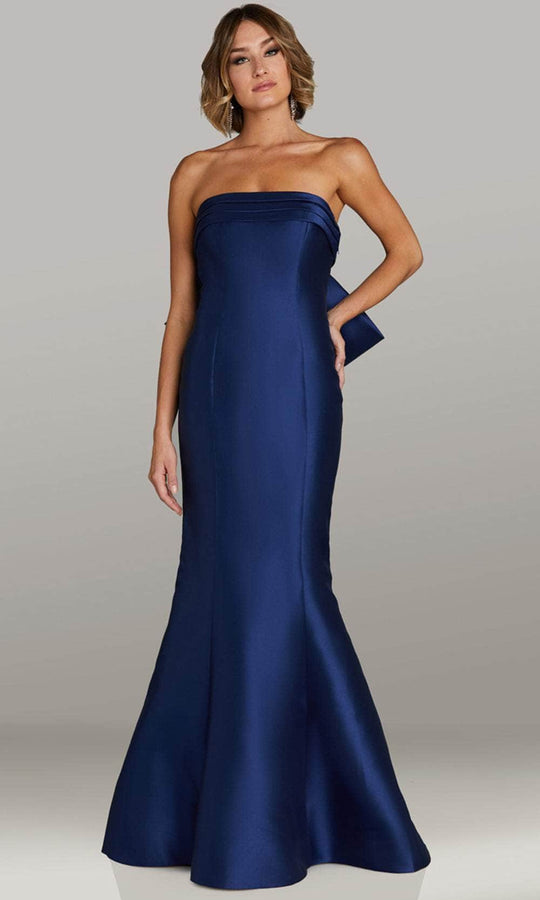Gia Franco 12411 - Straight Across Seam-Sculped Evening Gown