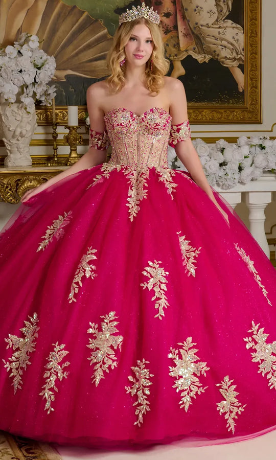 Elizabeth K GL3641 - Beaded Embroidered Sweetheart Ballgown