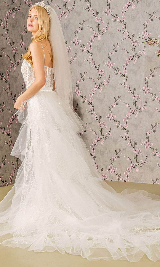 GLS by Gloria Bridal GL3425 - Ribbon Waist Sweetheart Wedding Dress