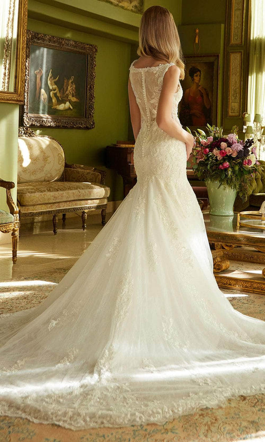 GLS by Gloria Bridal GL3536 - Illusion Neck Embellished Bridal Gown