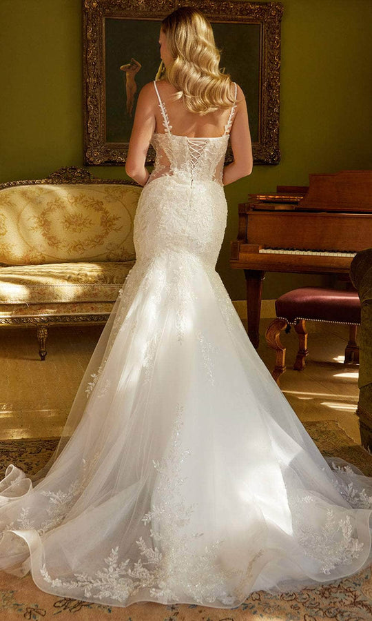 GLS by Gloria Bridal GL3601 - Illusion Side Bridal Gown