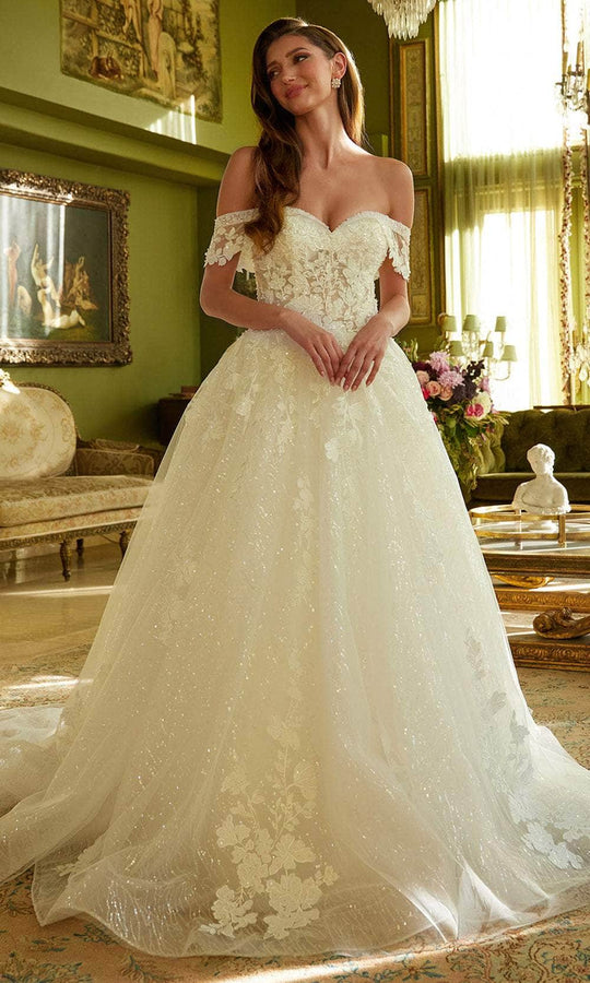 GLS by Gloria Bridal GL3602 - Off Shoulder A-Line Bridal Gown