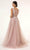 GLS by Gloria GL1923 - Illusion Scoop Embroidered Prom Dress Prom Dresses L / Dusty Rose