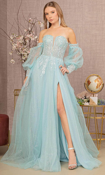 light blue winter formal dresses a cream bag English Rose Wedding Dress Backless Dresses | Open Pack Size:12-Pack (12 x 12 oz. Bottle)