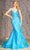 GLS by Gloria GL3220 - Embellished Trumpet Evening Dress Special Occasion Dress XS / Turq