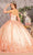 GLS by Gloria GL3235 - Embroidered Rhine Stone Accented Ballgown Ball Gowns