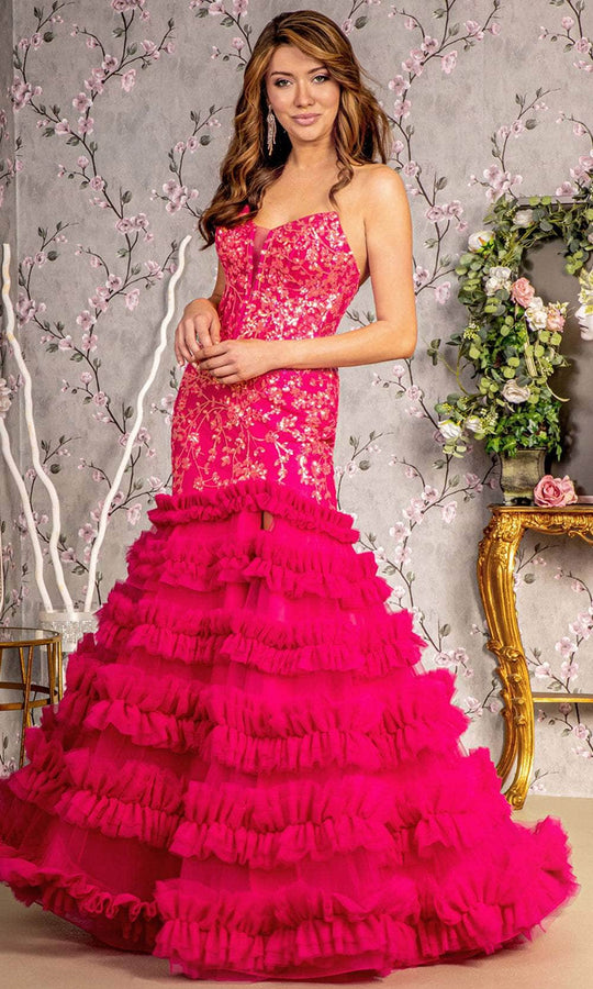 GLS by Gloria GL3315 - Sweetheart Trumpet Evening Dress