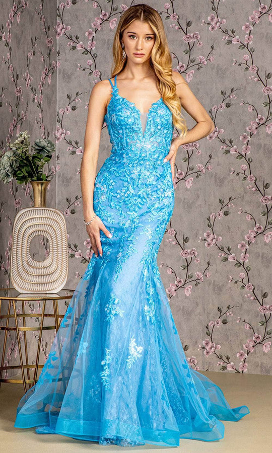 GLS by Gloria GL3333 - Plunging Sweetheart Mermaid Evening Dress