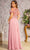 GLS by Gloria GL3352 - V-Neck Floral Formal Dress Special Occasion Dress