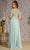 GLS by Gloria GL3352 - V-Neck Floral Formal Dress Special Occasion Dress