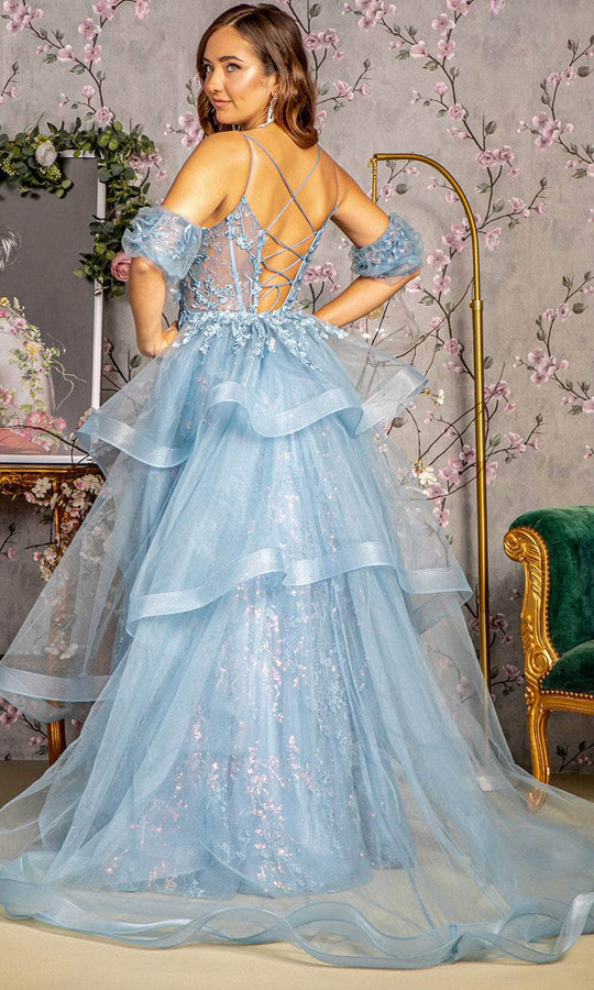 GLS by Gloria GL3358 - Scoop A-Line Evening Dress