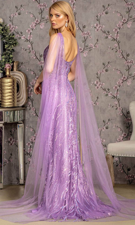 GLS by Gloria GL3369 - Fitted Sequin Evening Dress