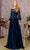 GLS by Gloria GL3434 - Back Keyhole A-Line Formal Dress Special Occasion Dress S / Navy