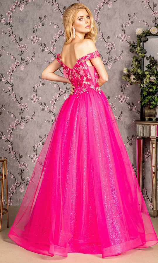 GLS by Gloria GL3443 - Illusion Boning Evening Dress