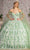 GLS by Gloria GL3451 - Off-Shoulder Sequin Ballgown Special Occasion Dress XS / Sage