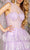 GLS by Gloria GL3454 - Illusion Asymmetrical A-Line Evening Dress Evening Dresses