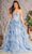 GLS by Gloria GL3455 - Ruffled Sweetheart Evening Dress Special Occasion Dress XS / Perry Blue