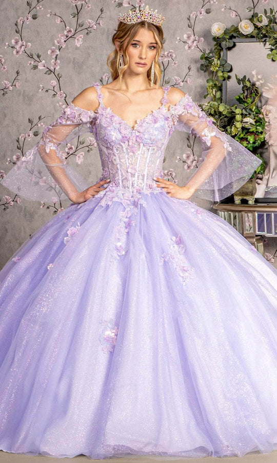 GLS by Gloria GL3484 - Embroidered Sweetheart Ballgown