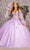 GLS by Gloria GL3486 - Floral Sweetheart Ballgown Special Occasion Dress XS / Lilac