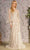 GLS by Gloria GL3497 - Illusion Puff Sleeves Evening Dress Evening Dresses S / Taupe
