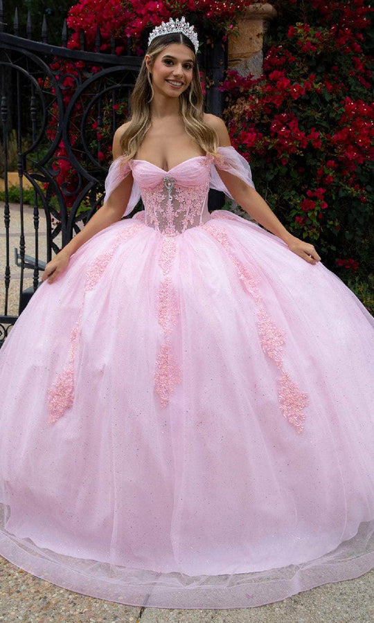 GLS by Gloria GL3502 - Lace Embellished Ballgown