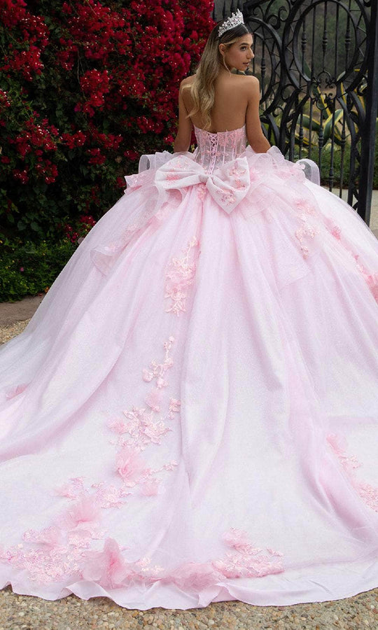 GLS by Gloria GL3549 - Strapless Layered Ruffle Ballgown