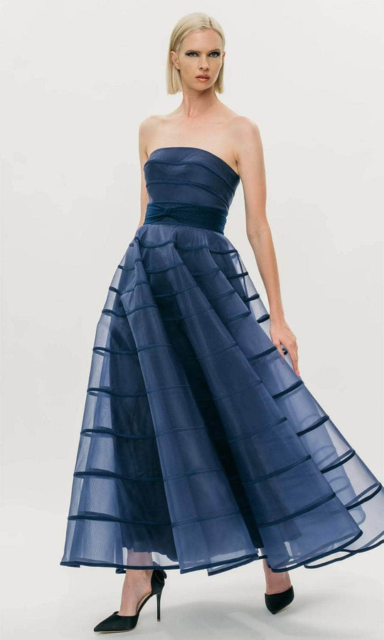 Hynes Park M561 - Strapless A-Line Prom Dress