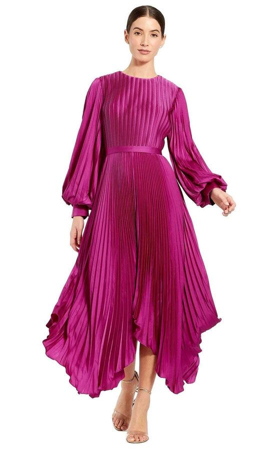 Ieena Duggal 11638 - Pleated A-Line Dress